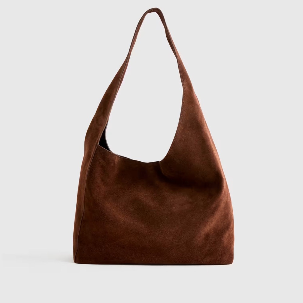 Brand new QUINCE Italian Suede Slouchy Shoulder Bag